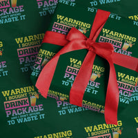 Funny Cruise Wrapping Paper Roll Warning I Bought The Drink Package - Wonder Print Shop