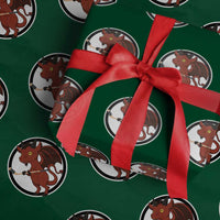 Funny Cryptid Sports Gift Wrapping Paper Roll Jersey Devil Playing Ice Hockey - Wonder Print Shop