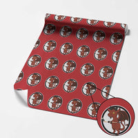 Funny Cryptid Sports Gift Wrapping Paper Roll Jersey Devil Playing Ice Hockey - Wonder Print Shop