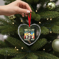 Funny Crypto Meme Heart Crystal Glass Ornament Y'all Motha Fuckas Need XRP Cryptocurrency - Wonder Print Shop