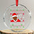 Funny Crystal Glass Ornament Funny Ain't No Party Like a Diddy Party Ugly Christmas Sweater - Wonder Print Shop