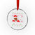 Funny Crystal Glass Ornament Funny Ain't No Party Like a Diddy Party Ugly Christmas Sweater - Wonder Print Shop