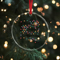 Funny Crystal Glass Ornament It's Fine I'm Fine Everything Is Fine Xmas Lights TS10