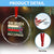 Funny Crystal Glass Ornament Skibidi Rizzmas Rizz Santa Clause Skating Board Xmas Retro Stripe - Wonder Print Shop