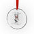 Funny Crystal Glass Ornament Skibidi Rizzmas Rizz Santa Toilet Kid Cool - Wonder Print Shop