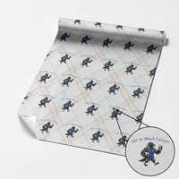 Funny Curacao Bird Soccer Fan Gift Wrapping Paper Roll Off To Watch Curaçao