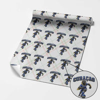 Funny Curacao Bird Soccer Lover Wrapping Paper Roll Caribbean Island Gift