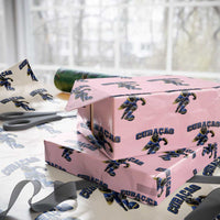Funny Curacao Bird Soccer Lover Wrapping Paper Roll Caribbean Island Gift