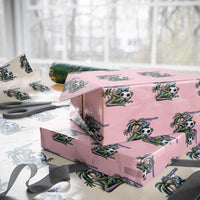 Funny Curaçao Iguana Soccer Fan Wrapping Paper Roll Caribbean Pride Football Graphic