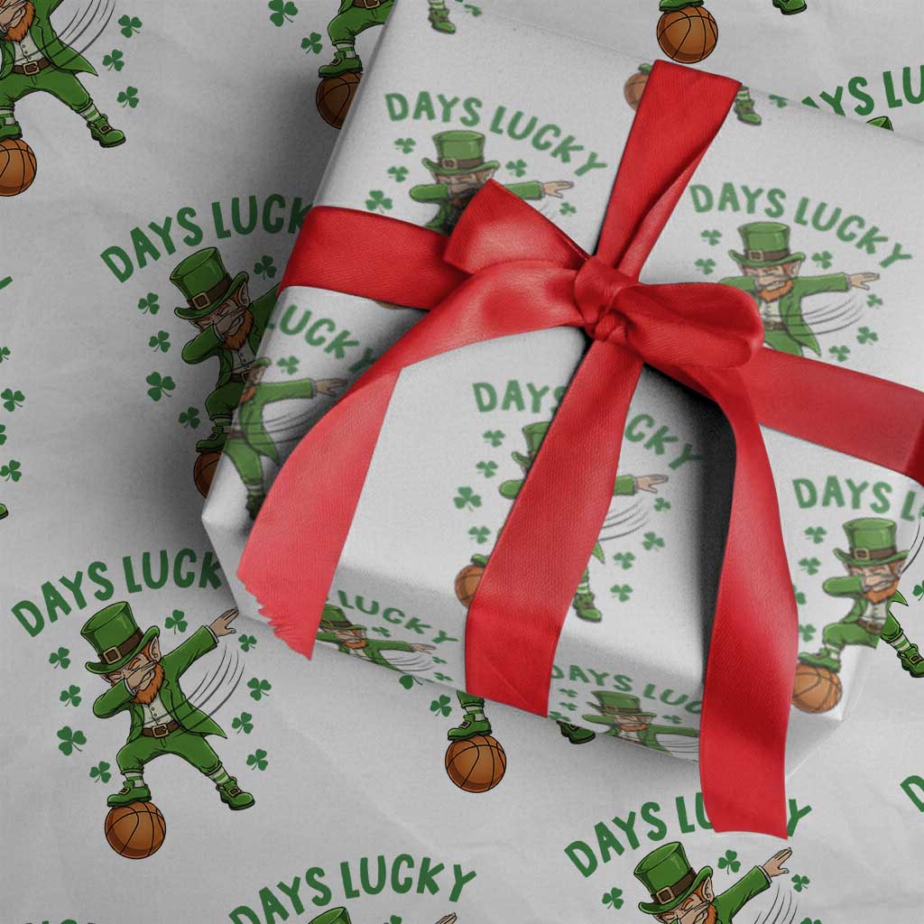 Funny Dabbing Leprechaun St Patricks Day Wrapping Paper Roll Days Lucky