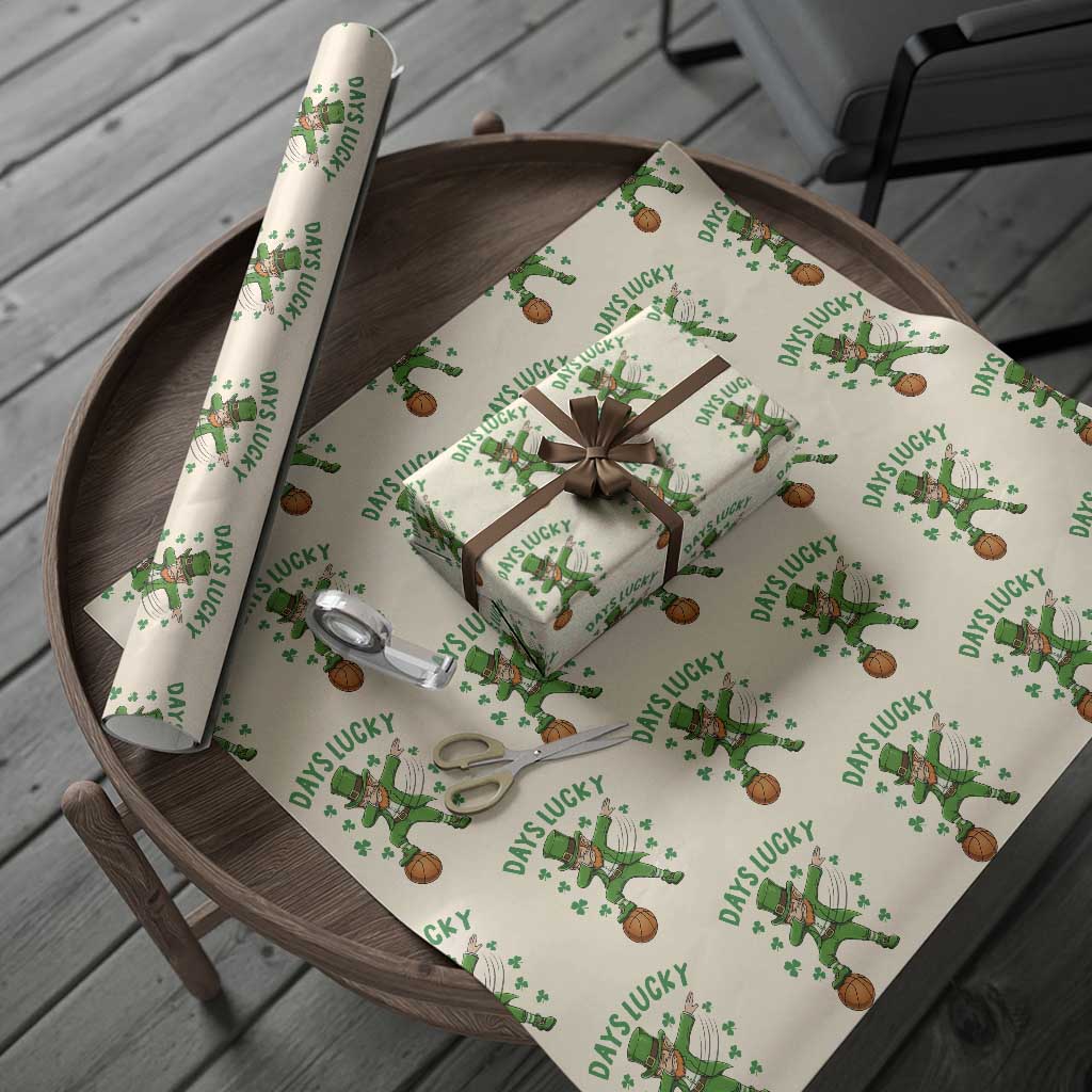 Funny Dabbing Leprechaun St Patricks Day Wrapping Paper Roll Days Lucky