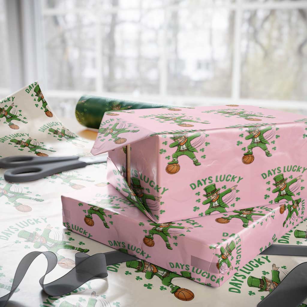 Funny Dabbing Leprechaun St Patricks Day Wrapping Paper Roll Days Lucky