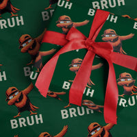 Funny Dabbing Oriole Bird Bruh Wrapping Paper Roll Cool Game Day Sports Fan