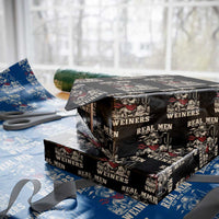 Funny Dachshund Cowboy Wrapping Paper Roll Real Men Play With Their Weiners - Wonder Print Shop