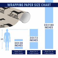 Funny Dachshund Dog Dad Wrapping Paper Roll Real Men Play With Their Wiener Pet Father Gag Gift - Wonder Print Shop