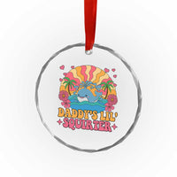 Funny Daddys Lil Squirter Crystal Glass Ornament Inappropriate Adult Humor Squirting Whale - Wonder Print Shop