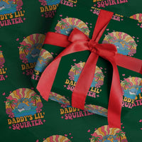Funny Daddys Lil Squirter Wrapping Paper Roll Inappropriate Adult Humor Squirting Whale - Wonder Print Shop