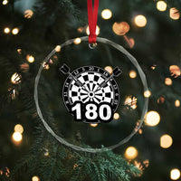 Funny Darts Max 180 Crystal Glass Ornament Dartist Darts Lover Gift - Wonder Print Shop