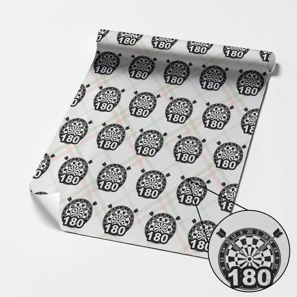 Funny Darts Max 180 Wrapping Paper Roll Dartist Darts Lover Gift - Wonder Print Shop