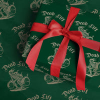Funny Deadlifts Lifting Weights Gym Skeleton Wrapping Paper Roll - Wonder Print Shop