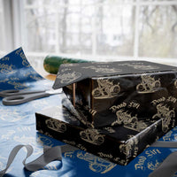 Funny Deadlifts Lifting Weights Gym Skeleton Wrapping Paper Roll - Wonder Print Shop