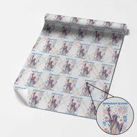 Funny Democracy Is Dying But Hey Nice Fireworks Wrapping Paper Roll Statue of Liberty Red and White Patriotic 4th of July - Wonder Print Shop