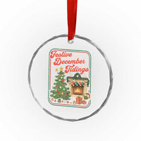 Funny Democrat Christmas Crystal Glass Ornament Festive December Tiding Xmas Political Satire - Wonder Print Shop