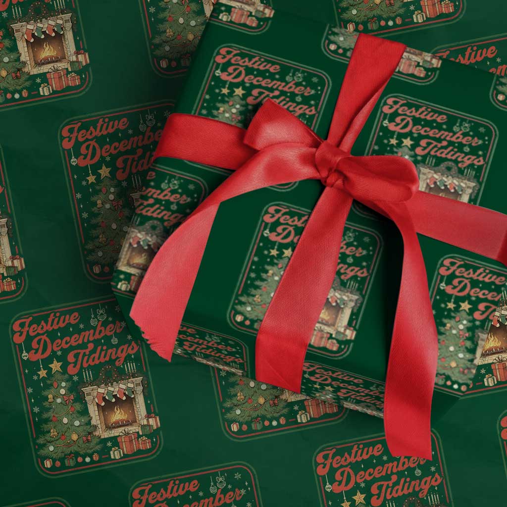 Funny Democrat Christmas Wrapping Paper Roll Festive December Tiding Xmas Political Satire - Wonder Print Shop