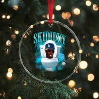 Funny Diddy Crystal Glass Ornament Diddy Skibidi Toilet Bootleg Meme - Wonder Print Shop