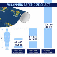 Funny Dinosaur Playing Ice Hockey Wrapping Paper Roll Gift For Dino Lovers - Wonder Print Shop