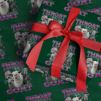 Funny Dirty Humor Wrapping Paper Roll Throat Goat - Wonder Print Shop