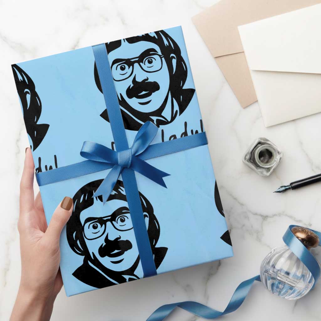 Funny Do It Lady Wrapping Paper Roll Mustache Guy Meme Parody - Wonder Print Shop