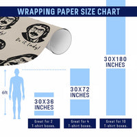 Funny Do It Lady Wrapping Paper Roll Mustache Guy Meme Parody - Wonder Print Shop