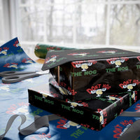 Funny Dont Hog The Nog Christmas Movie Wrapping Paper Roll Xmas Vacation Eggnog Moose - Wonder Print Shop