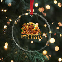 Funny Drunk Bigfoot Cinco De Mayo Crystal Glass Ornament Lets Fiesta Party Gift