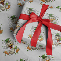 Funny Drunk Irish Duck Wrapping Paper Roll St Patricks Day Gift