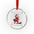 Funny Drunk Mexican Santa Crystal Glass Ornament Borracho Pero Buen Muchacho Good Guy in Spanish - Wonder Print Shop