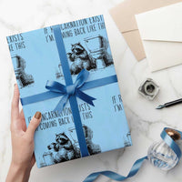 Funny Drunk Raccoon Wrapping Paper Roll Trashed Panda Meme - Wonder Print Shop