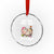 Funny Drunk Santa Crystal Glass Ornament Ho Ho Holy ornamentWhat A Night - Wonder Print Shop