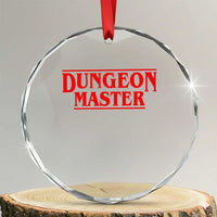 Funny Dungeon Master Crystal Glass Ornament RPG Gamer D20 Tabletop Gaming - Wonder Print Shop