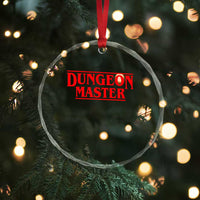 Funny Dungeon Master Crystal Glass Ornament RPG Gamer D20 Tabletop Gaming - Wonder Print Shop