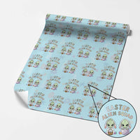Funny Easter Alien Squad Bunny Ears Gift Wrapping Paper Roll