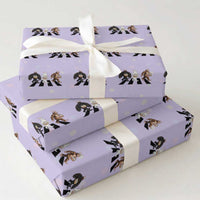Funny Easter Bunny Bigfoot Mothman Wrapping Paper Roll Cryptid Lover Gift