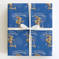 Funny Easter Bunny Wrapping Paper Roll Off To The Cause an Easter Kerfuffle