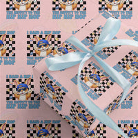 Funny Easter Bunny Wrapping Paper Roll I Said A Hip Hop The Hippity To The Hip Hip Hop