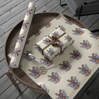 Funny Easter Bunny Mothman Loves Glazed Ham Wrapping Paper Roll