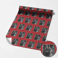 Funny Easter Bunny Selfie Wrapping Paper Roll Bigfoot Jersey Devil Chupacabra Egg Hunt
