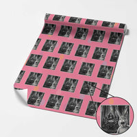 Funny Easter Bunny Selfie Wrapping Paper Roll Bigfoot Jersey Devil Chupacabra Egg Hunt