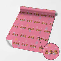 Funny Easter Bunny Wrapping Paper Roll Where Did You Guys Go Chocolate