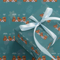 Funny Easter Bunny Wrapping Paper Roll Where Did You Guys Go Chocolate